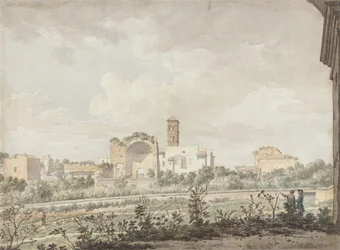 Temple of Venus and Rome, Rome, 1781